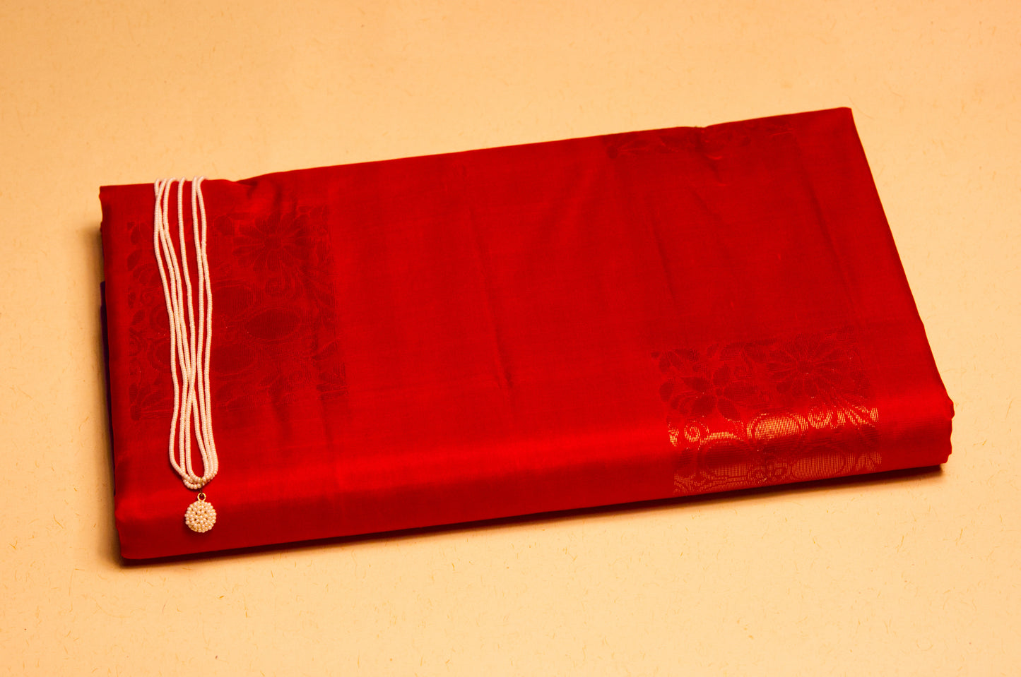 Red and Purple Kanjivaram Pure Silk Saree