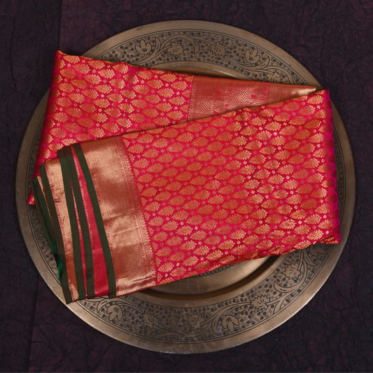 Red Kanjivaram Pure Silk Saree