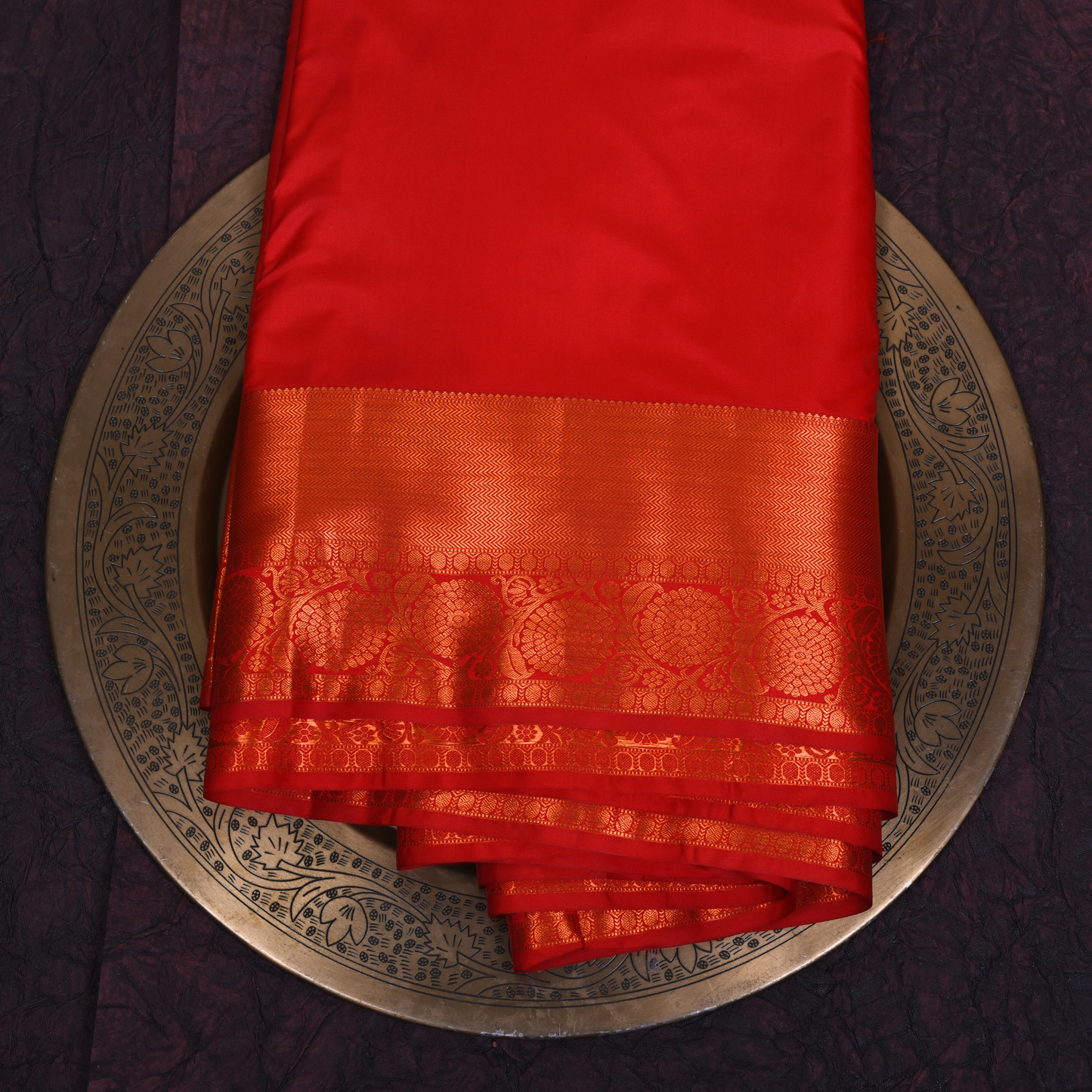 Red Kanjivaram Silk Saree
