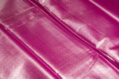 Pink Kanjivaram Zari Warp Designer Handloom Silk Saree