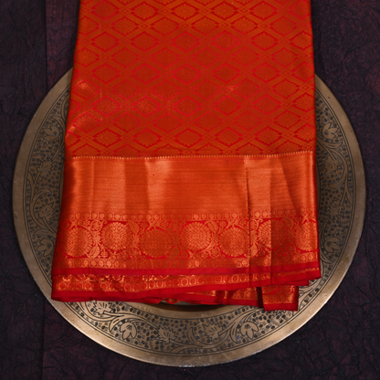 Red Kanjivaram Silk Saree