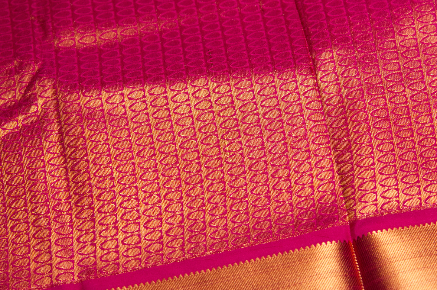 Blue and Pink Kanjivaram Soft Silk Saree